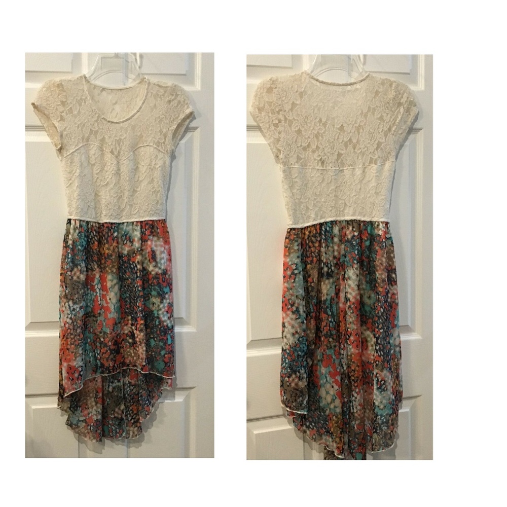 Speechless XS Dress Watercolor Print